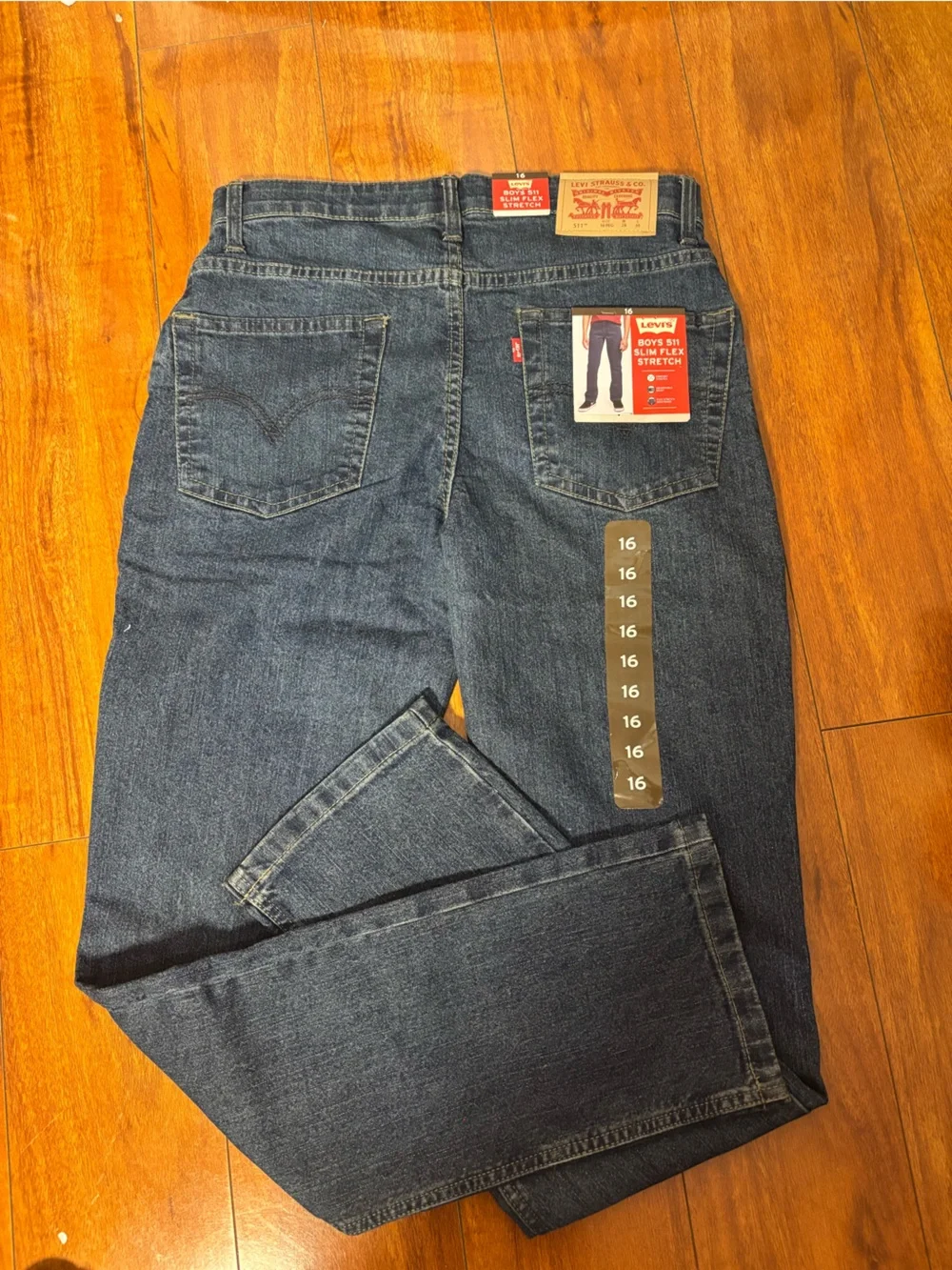 Levi's  Men's Jeans - Deep Blue Denim